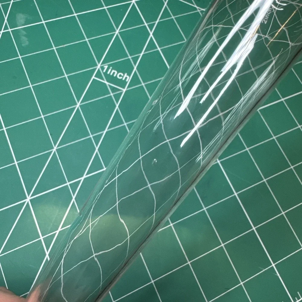 Bud Vase Mid Century‎ Clear Art Glass 8.25